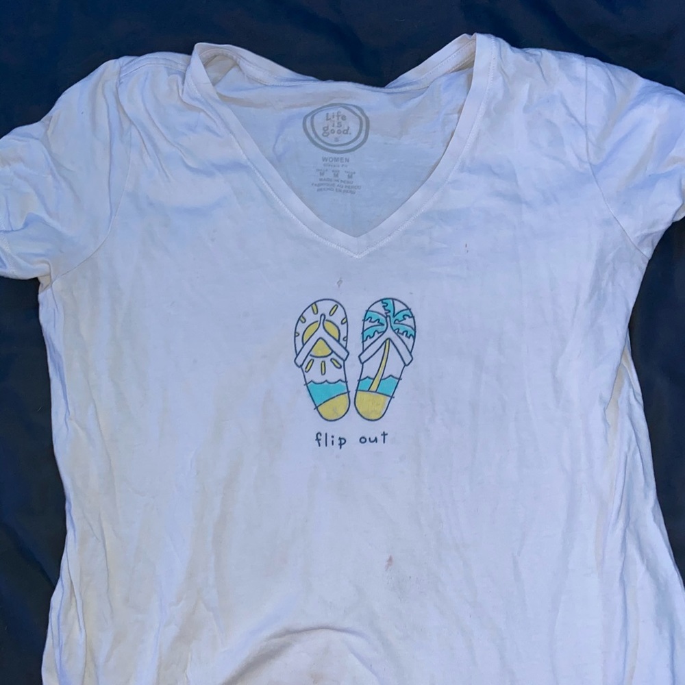 Life is good v-neck